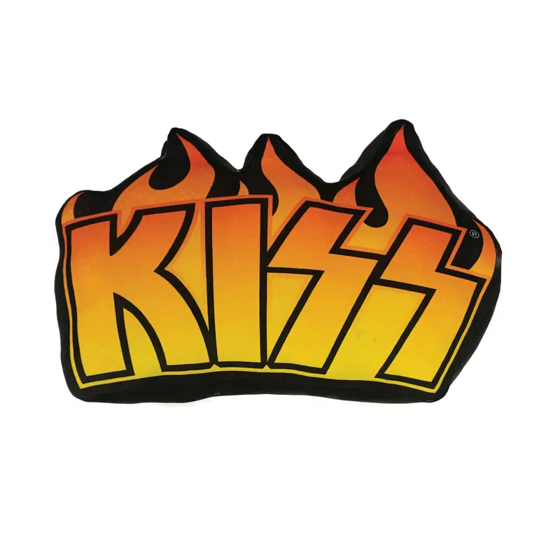 KISS Flames Logo Pillow