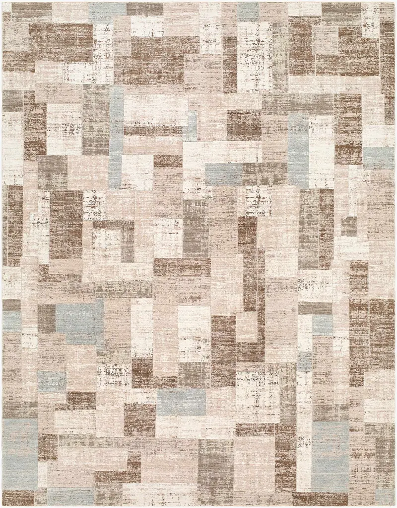 Lesley Beige Contemporary Area Rug