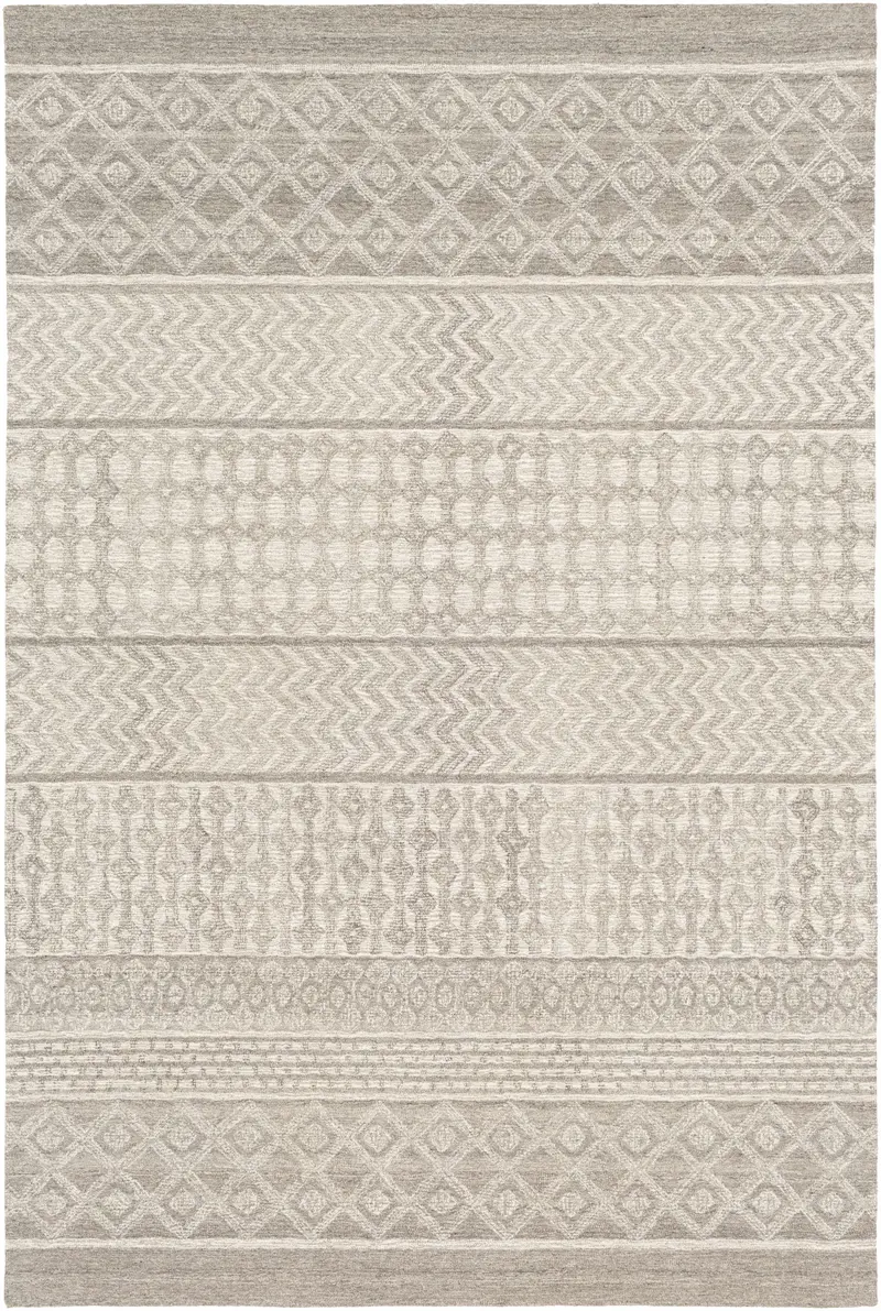 Lone Beige Tufted Maroc Wool Rug