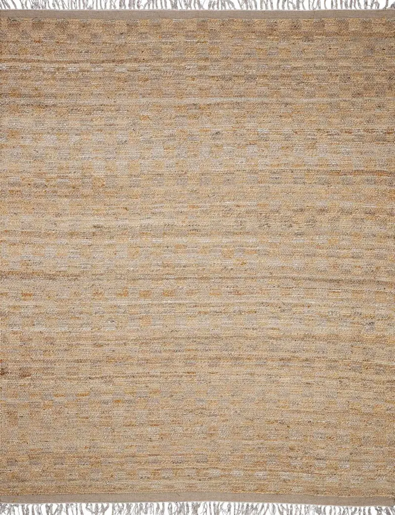 Lonut Checkered Jute Area Rug - Clearance