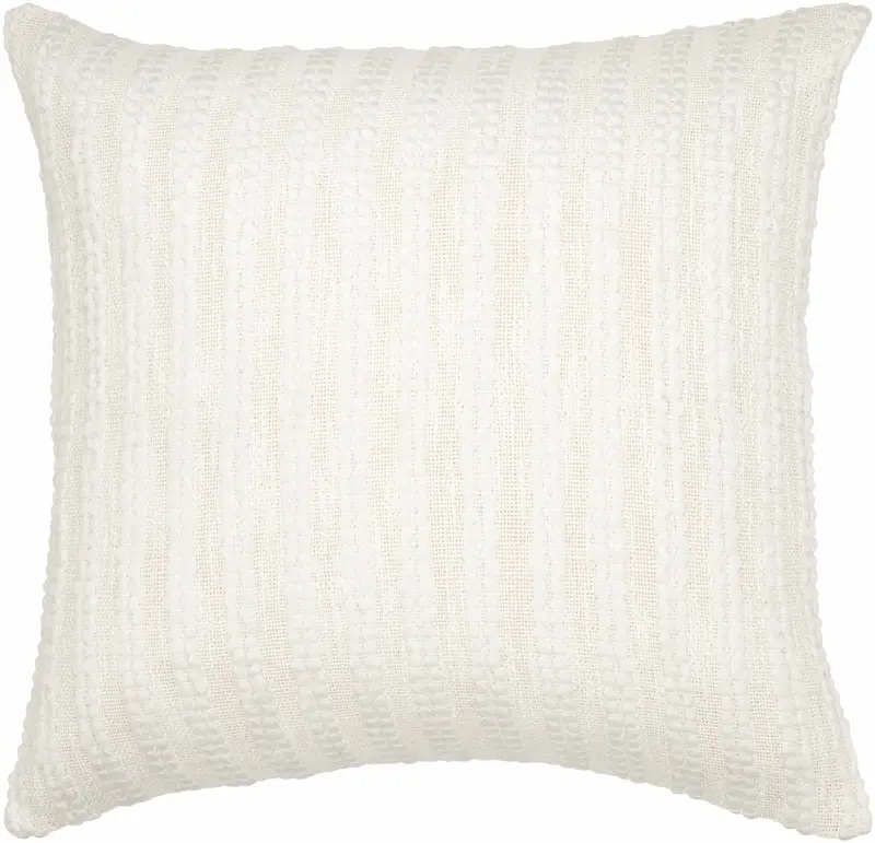 Lucia Ivory Throw Pillow - Clearance