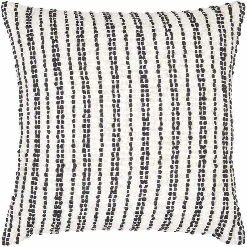 Lucia White Lumbar Pillow - Clearance