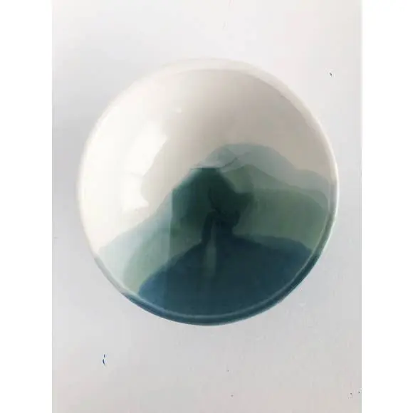 Made in USA Ceramic Bowl / Ring Dish - Ocean