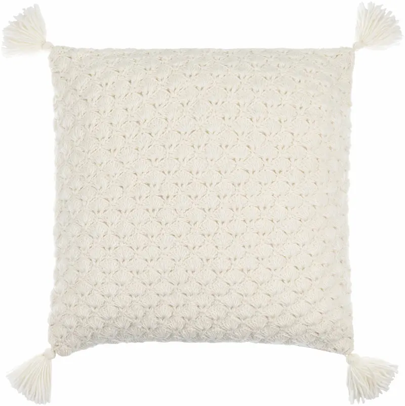 Magan Cream Throw Pillow - Clearance