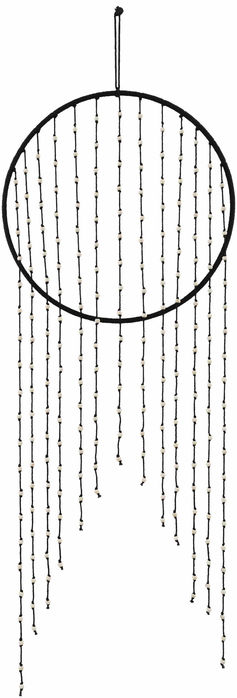 Malacampa Black Beaded Wall Hanging - Clearance