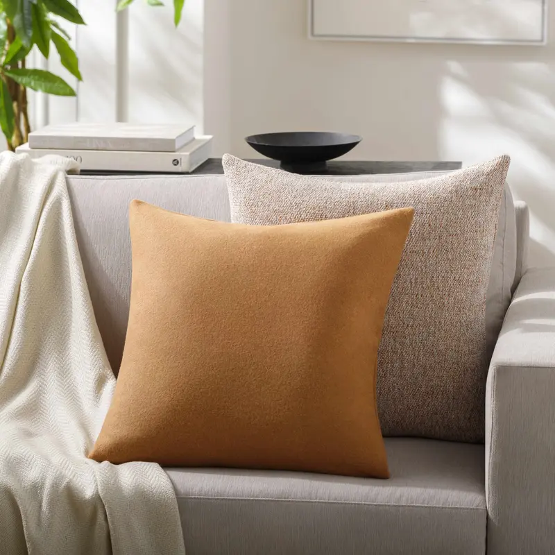 Meabh Dark Red Throw Pillow - Clearance