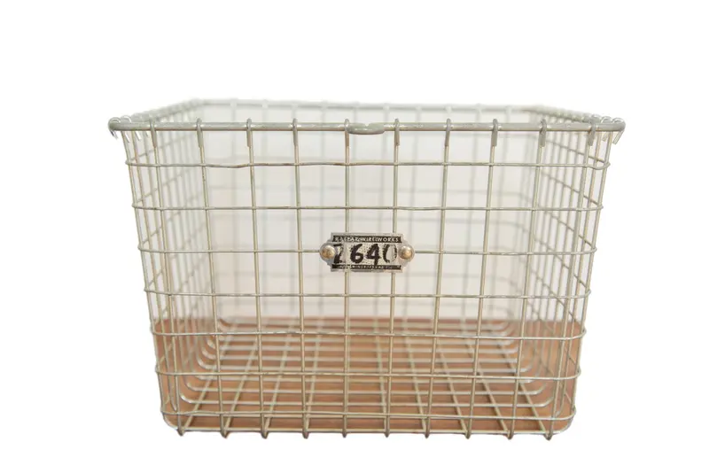 Mid Century Vintage Wire Basket