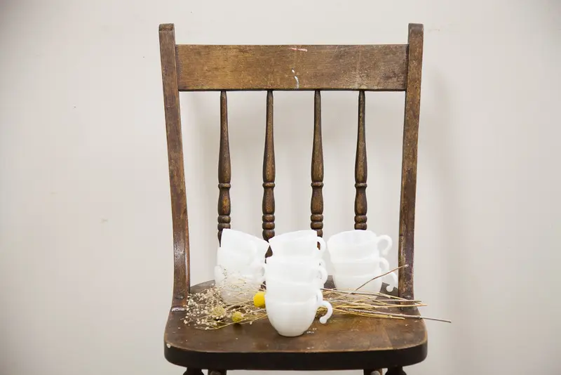 Milk Glass Punch Cups