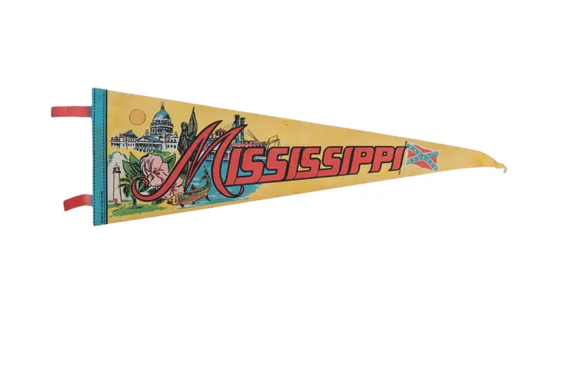 Mississippi Felt Flag Pennant