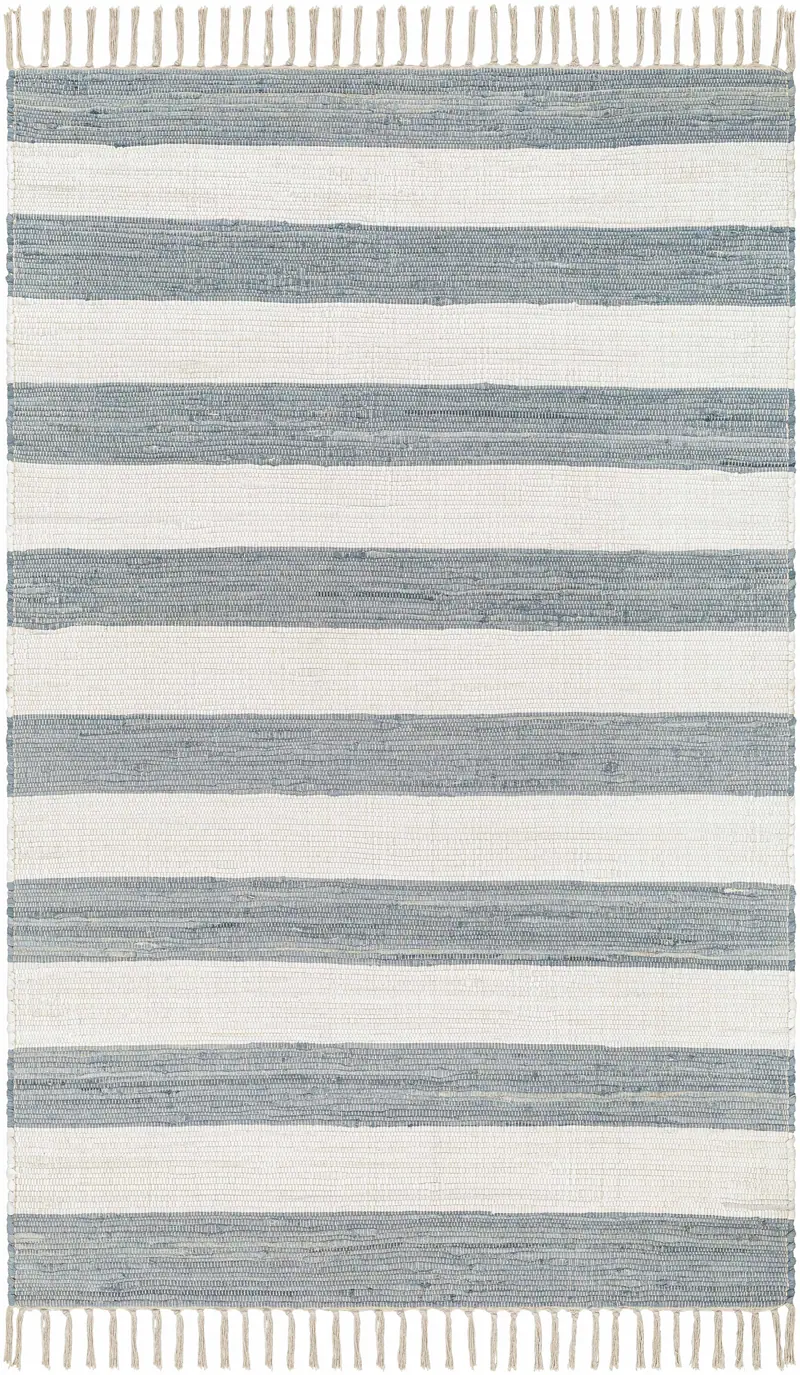 Moby Gray Blue Area Rug - Clearance