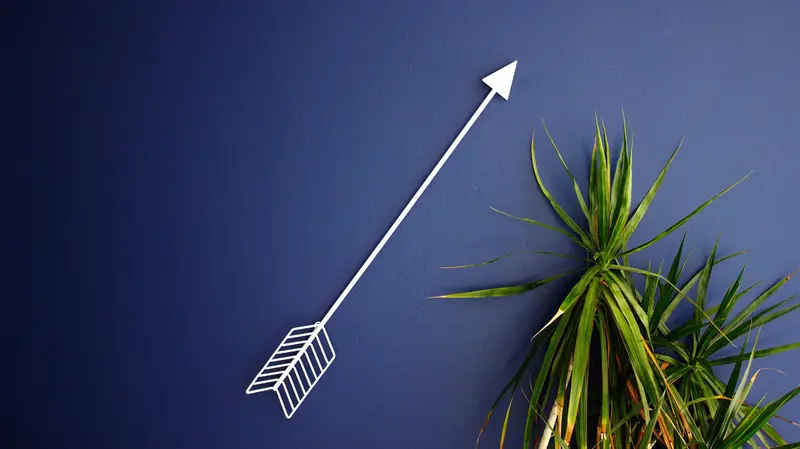Modern Arrow White