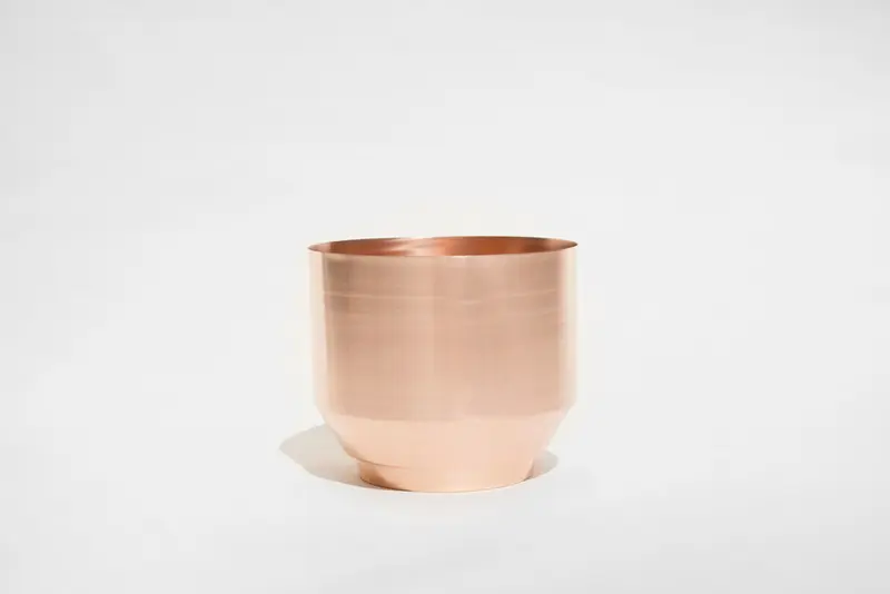 Modern Copper Planter 16"