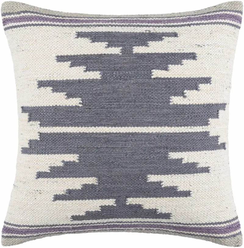 Montevista Cream Tribal Pattern Throw Pillow - Clearance