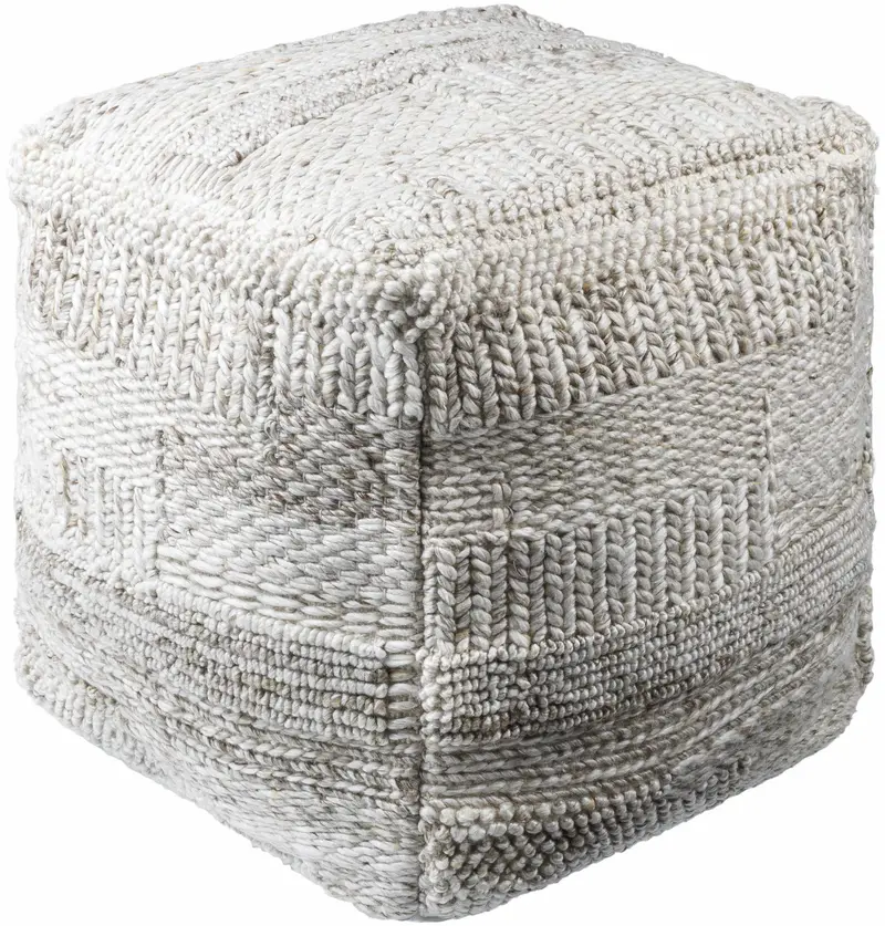 Moriguchi Ivory Outdoor Pouf - Clearance