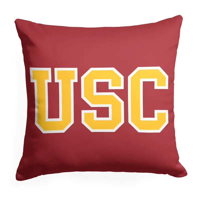 NCAA USC Campus Crawl Throw Pillow 18X18