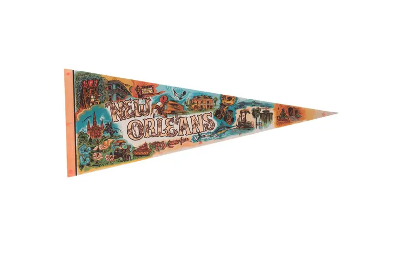 New Orleans Felt Flag Pennant