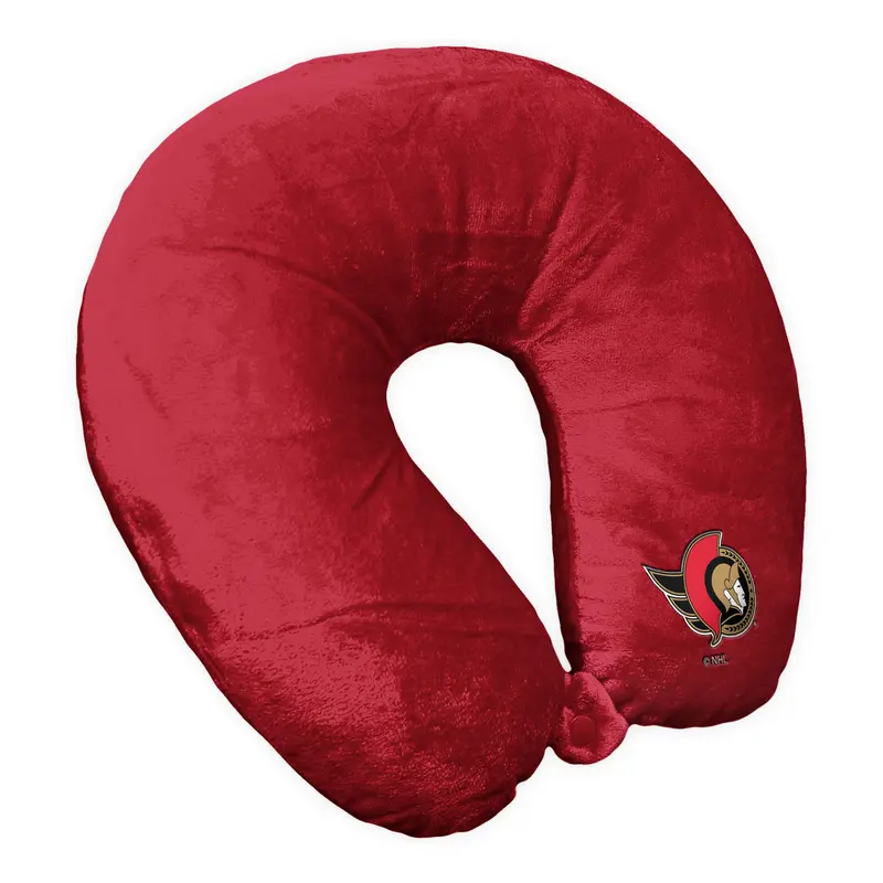 NHL Ottawa Senators Logo Red Neck Pillow