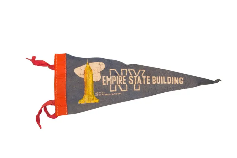 NYC Empire State Building Felt Flag