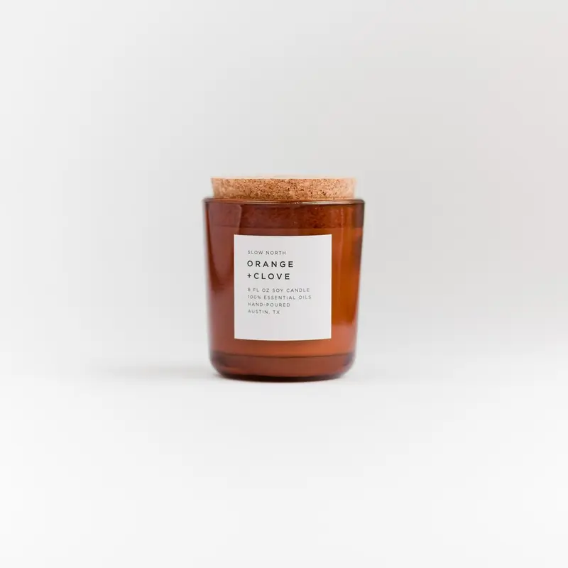 Orange and Clove Soy Candle