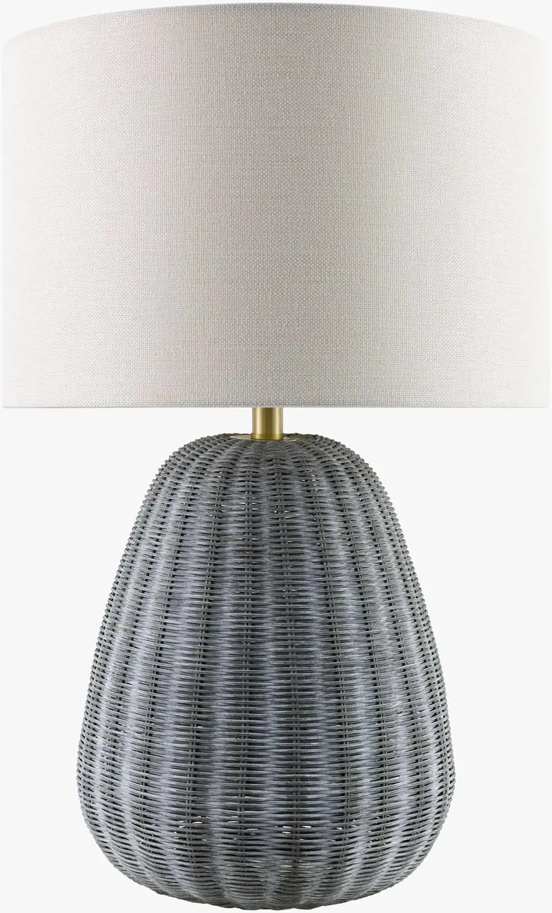 Ortucchio Gray & White Table Lamp