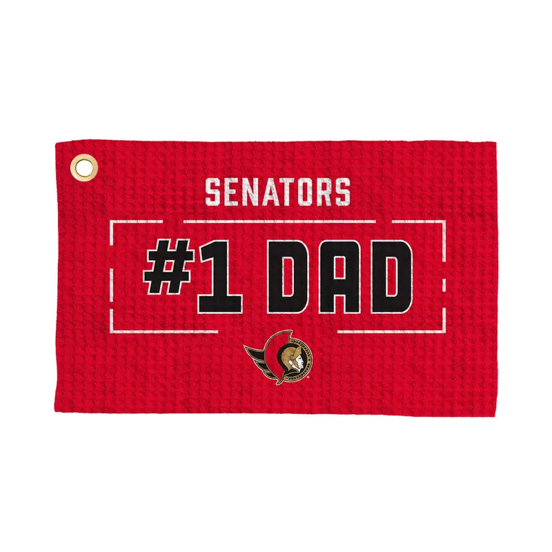 Ottawa Senators #1 Dad Waffle Golf Towel