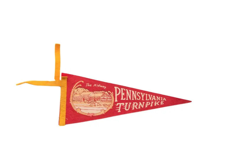 Pennsylvania Turnpike Felt Flag