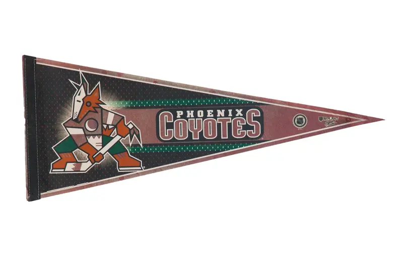 Phoenix Coyotes Felt Flag Pennant