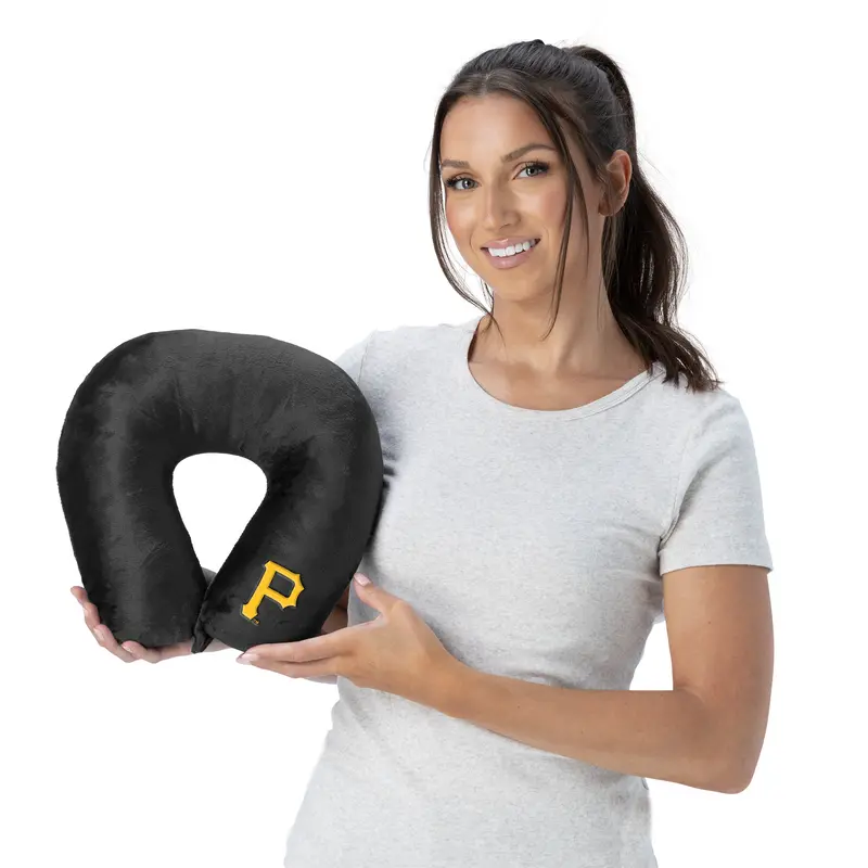 Pittsburgh Pirates MLB Black Neck Pillow