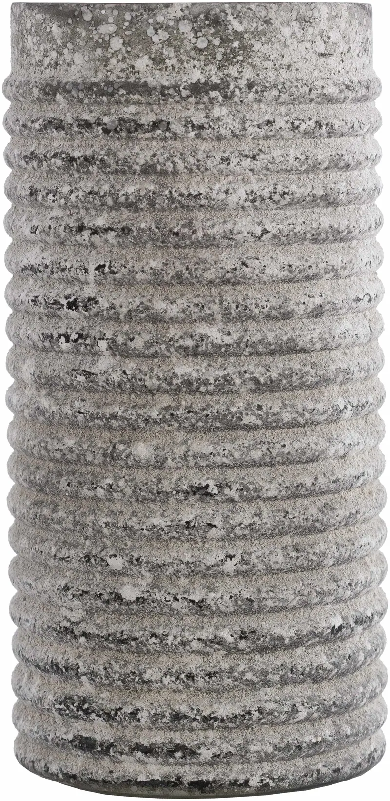 Polopina Gray Textured Cylindrical Decor - Clearance