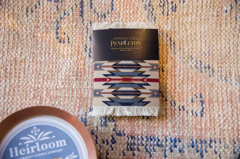 Pendleton Wyeth Trail Rug Blanket Coasters