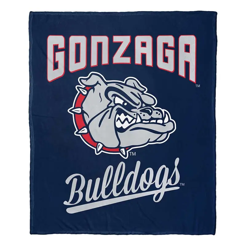 NCAA Gonzaga Bulldogs Alumni Silk Touch Throw Blanket 50x60 Inches