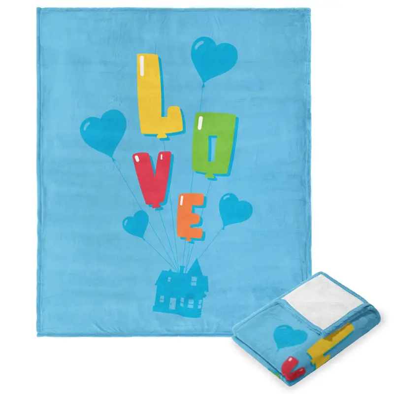 Disney Pixar UP Up And Away Silk Touch Throw Blanket 50x60 Inches