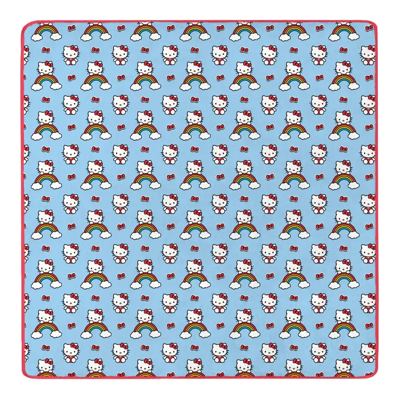 Hello Kitty Clouds and Bows Cloud Throw Blanket 90×90 inches