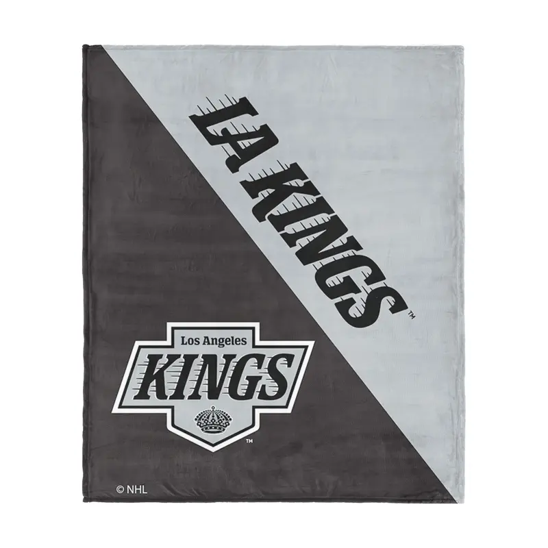 NHL Los Angeles Kings Halftone Silk Touch Throw Blanket 46x60 inches