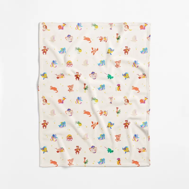 Princess Sidekick Pattern Lightweight Blanket 40x50 inches