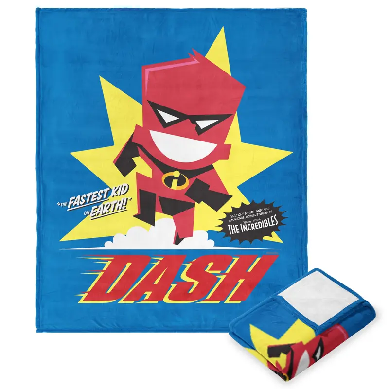 Disney Incredibles 2 Fastest Kid Silk Touch Throw Blanket 50X60 Inches