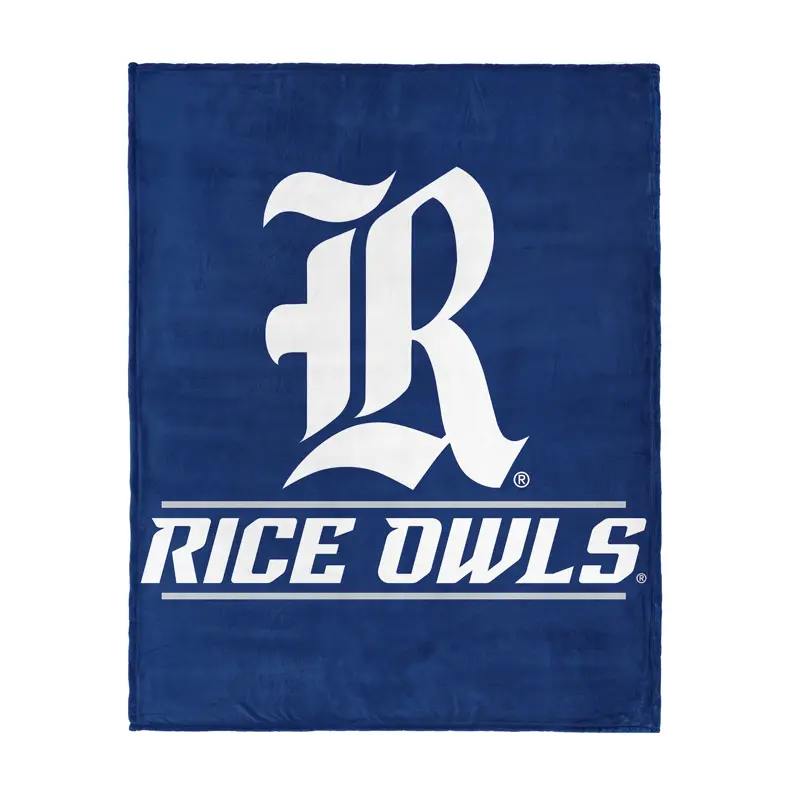 NCAA Rice Owls Automatic Silk Touch Throw Blanket, 46x60 inches