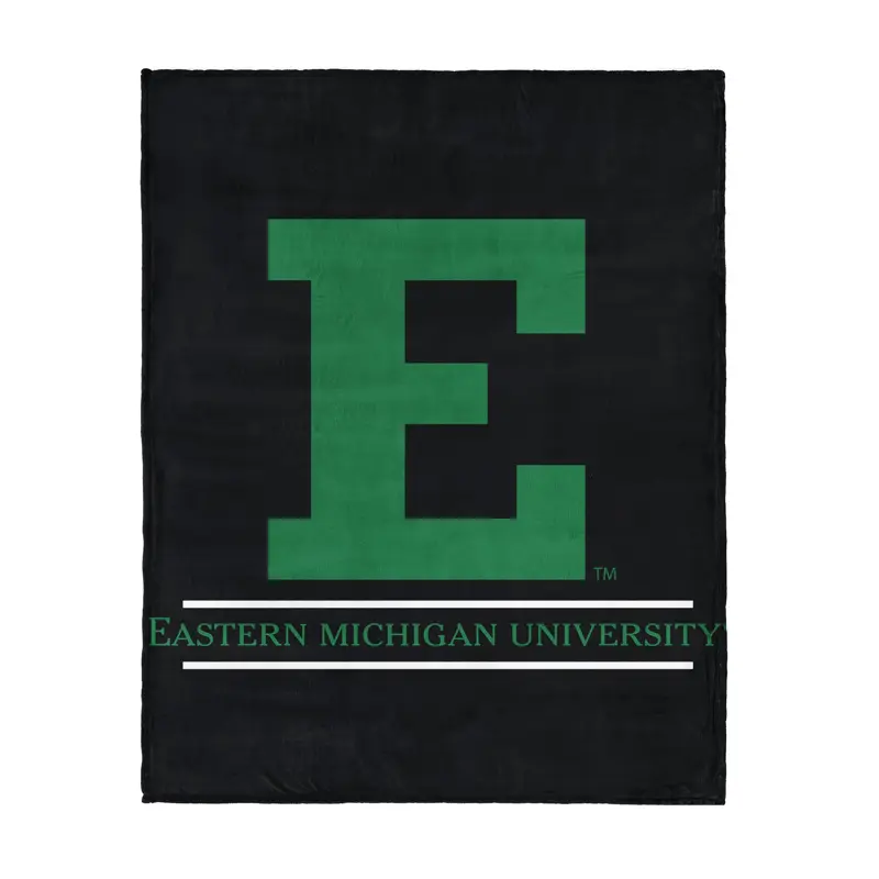 NCAA Eastern Michigan Eagles Automatic Silk Touch Throw Blanket, 46x60 inches