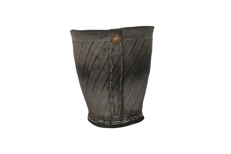 Recycled Tire Rubber Basket Planter