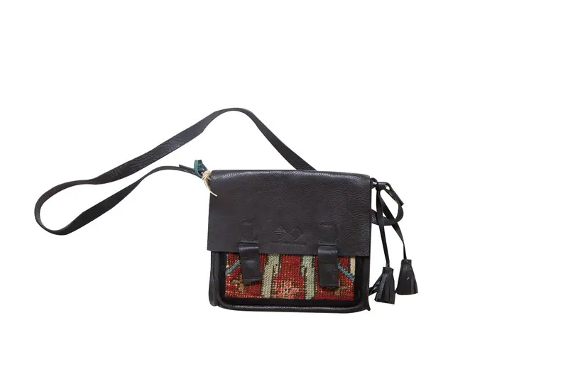 Rug Fragment Messenger Bag