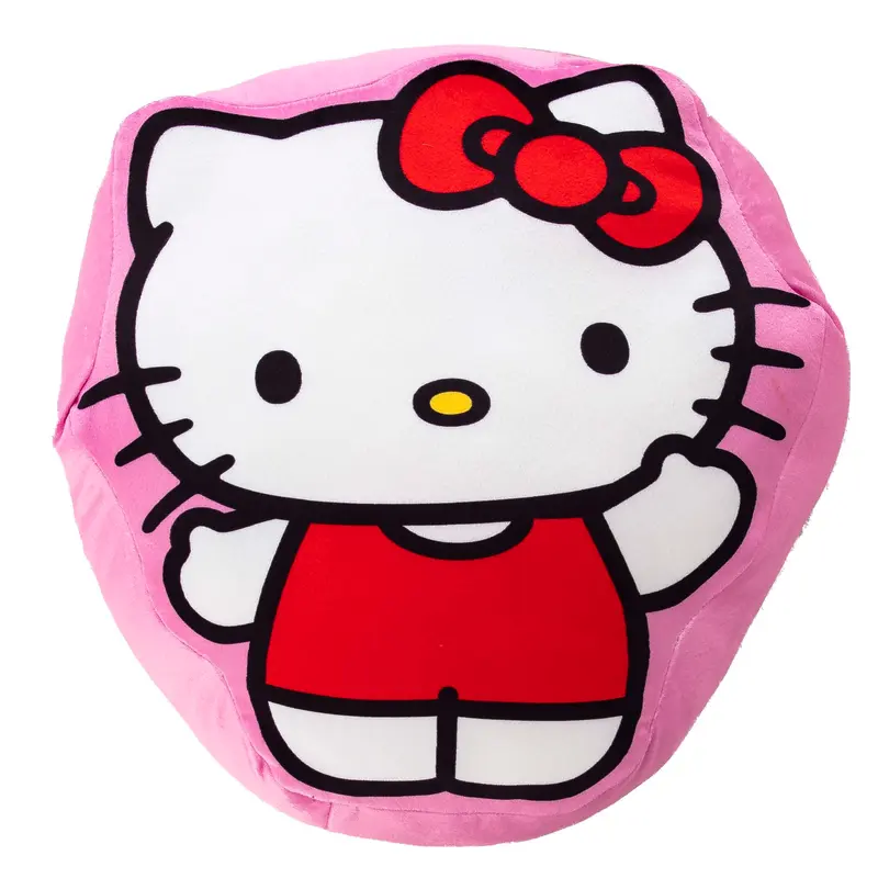 Sanrio Hello Kitty Hello There Logo Cloud Pillow 15 Inches