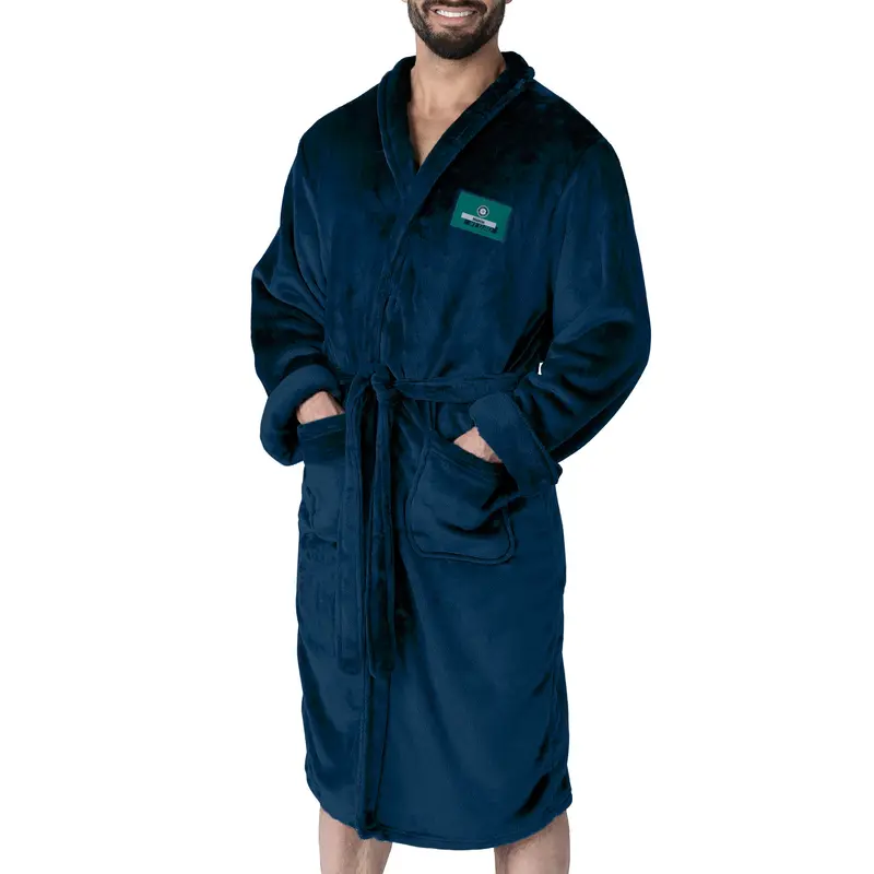 Seattle Mariners #1 Dad Silk Touch Robe S/M Navy