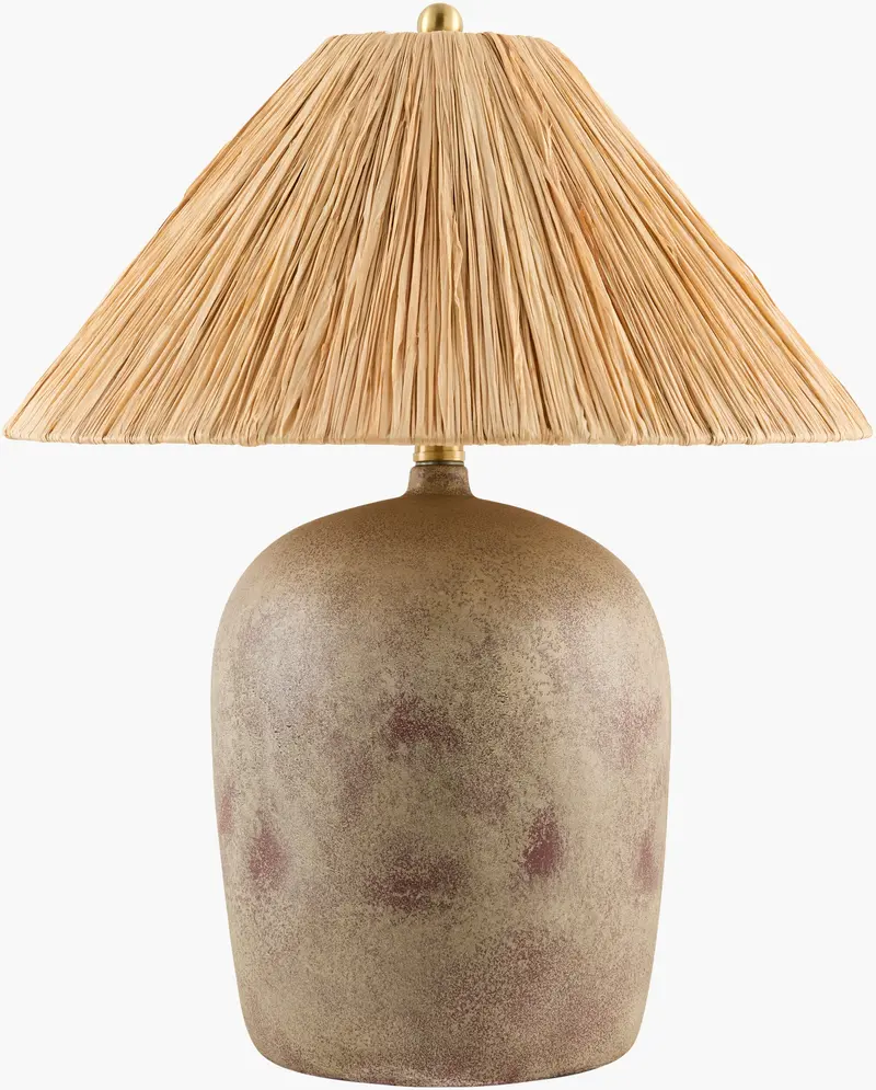Soft Orange Traditional Table Lamp for bedside or console tables