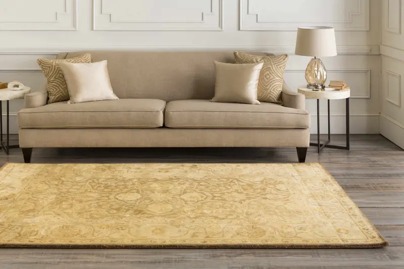 Solvay Mustard Square Throw Pillow - Clearance