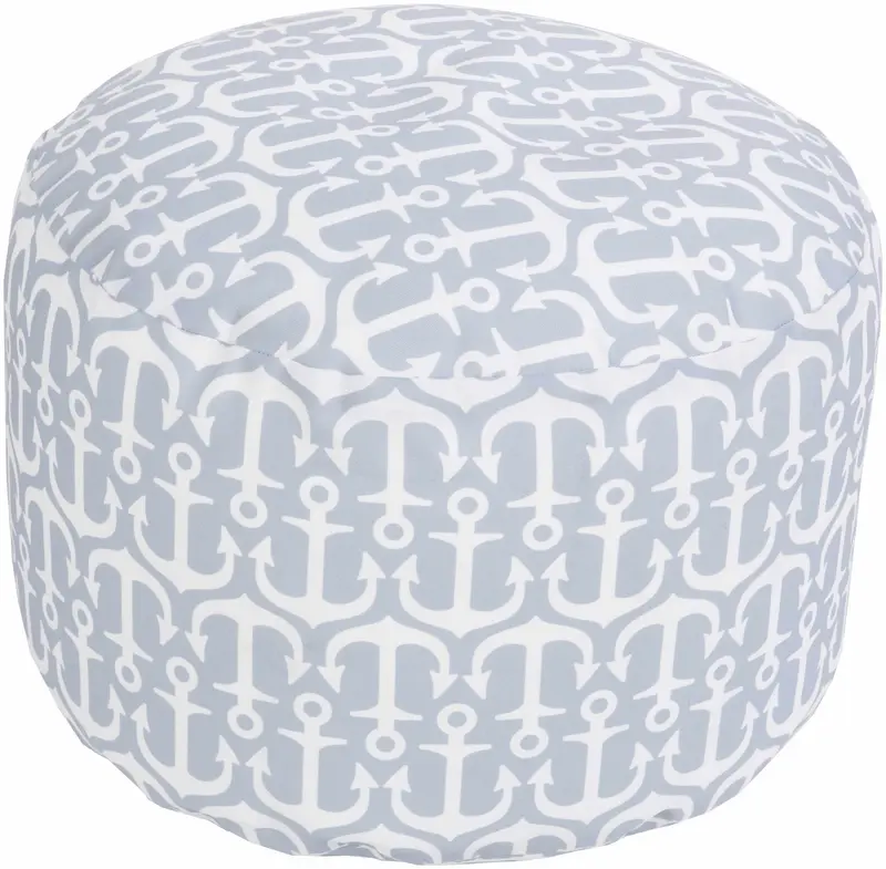 Storvreta Gray Outdoor Pouf - Clearance