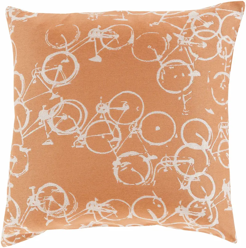 Tangmere Bicycle Print Throw Pillow - Clearance