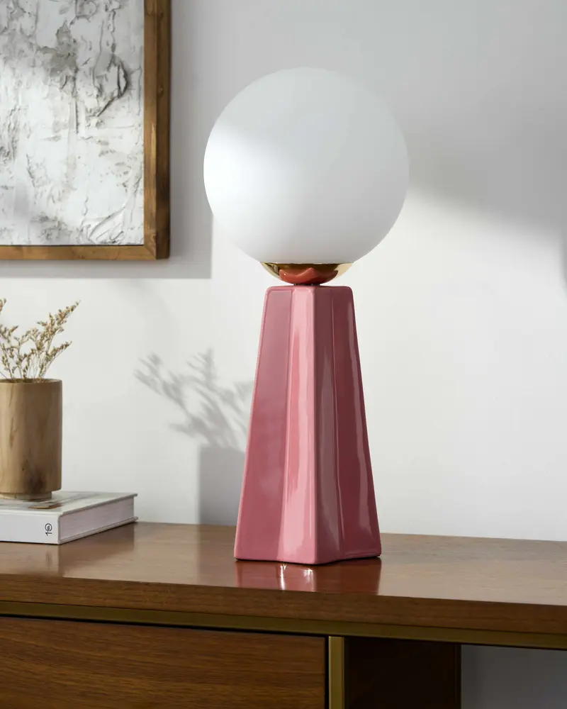 Tayeeglow Pink Table Lamp