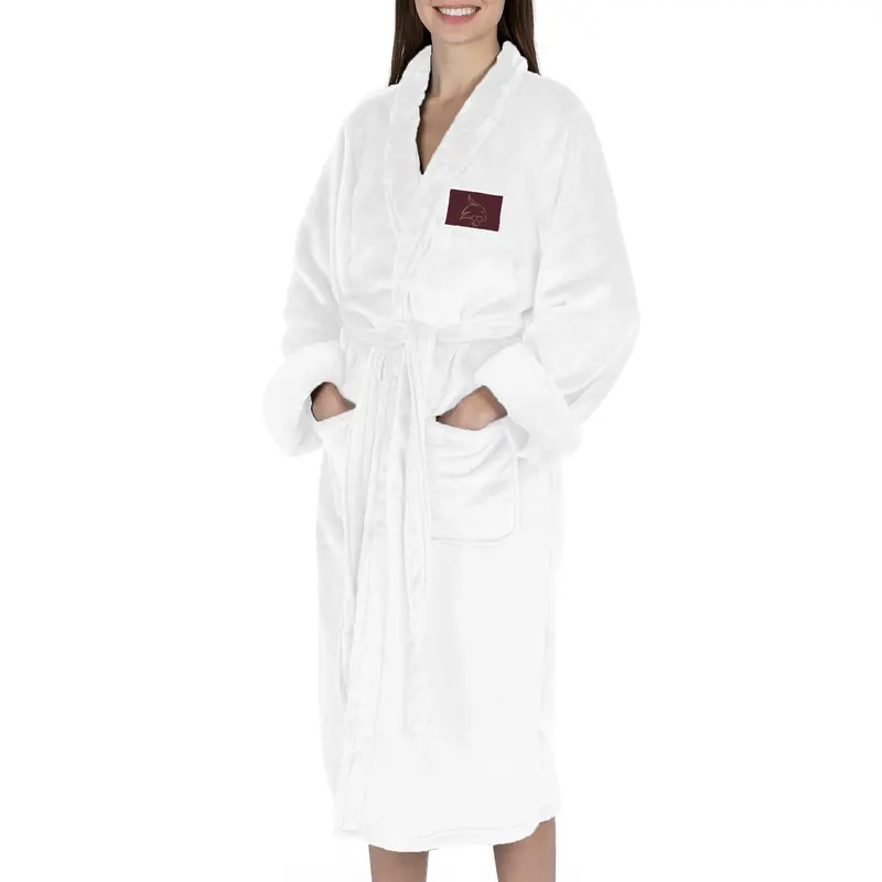 Texas State Bobcats NCAA White Out Silk Touch Robe Small/Medium
