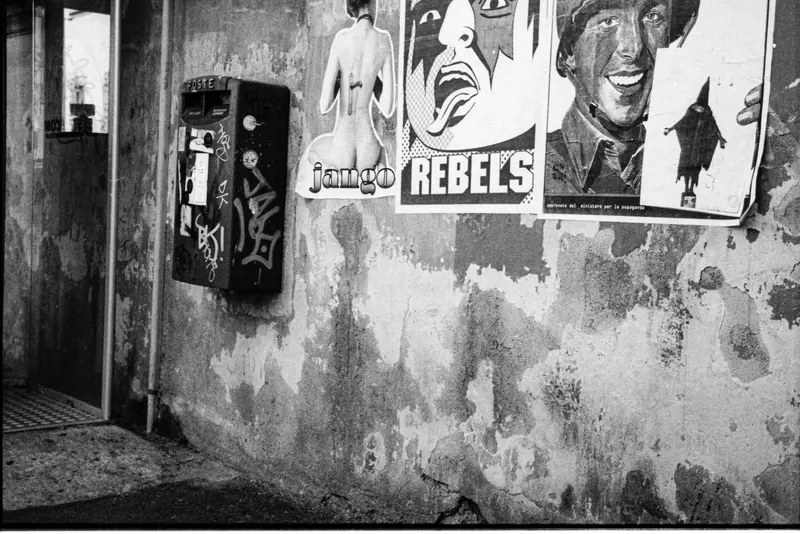 The Rebels Black and White Photograph
