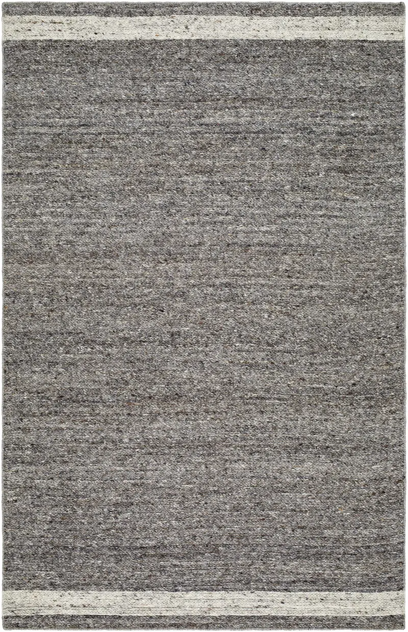 Tiran Gray Wool Area Rug